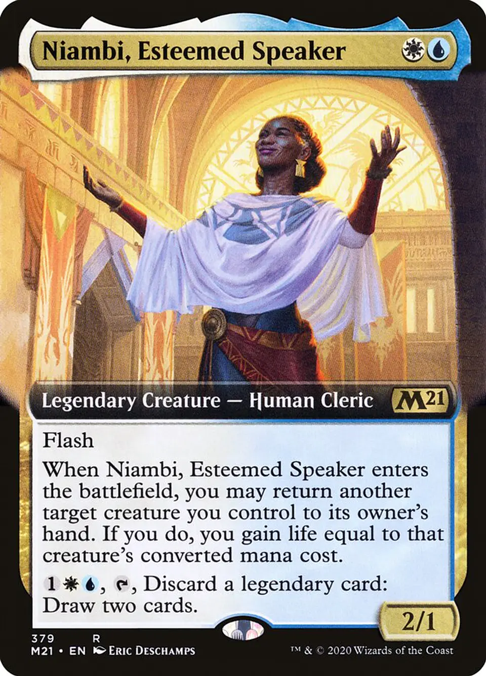 Niambi, Esteemed Speaker (Extended Art) 1