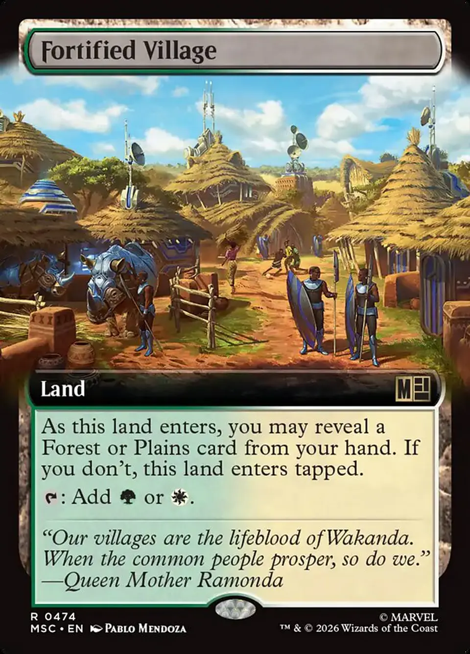 Fortified Village (Extended Art) 1