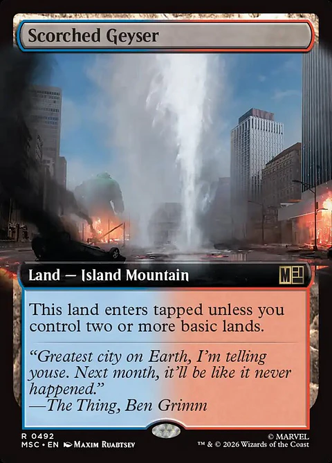 Scorched Geyser (Extended Art)