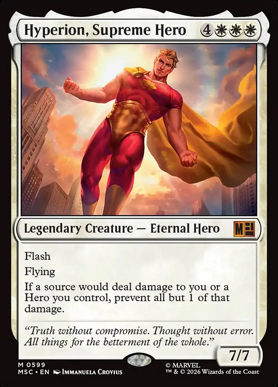 Hyperion, Supreme Hero 1