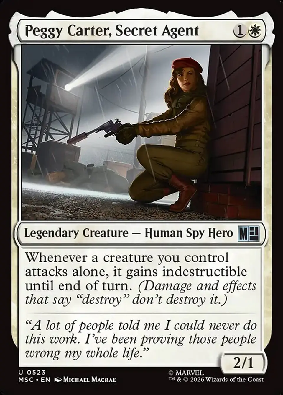 Peggy Carter, Secret Agent 1