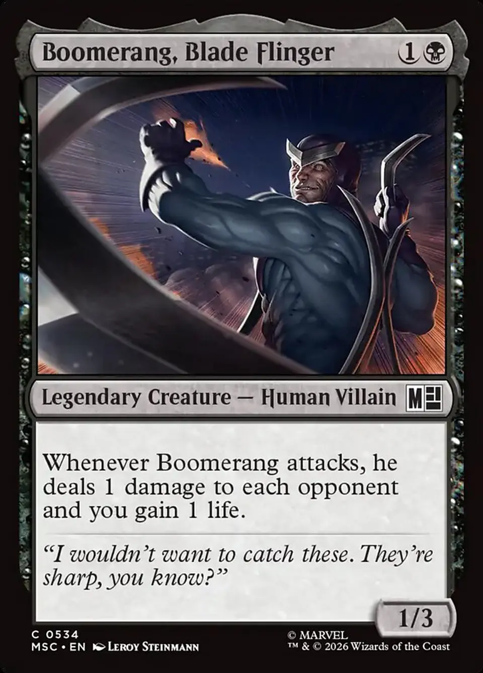 Boomerang, Blade Flinger 1