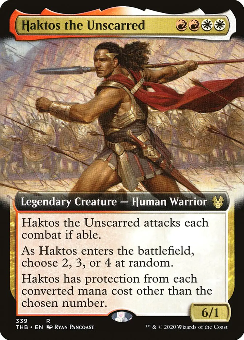 Haktos the Unscarred (Extended Art) 1