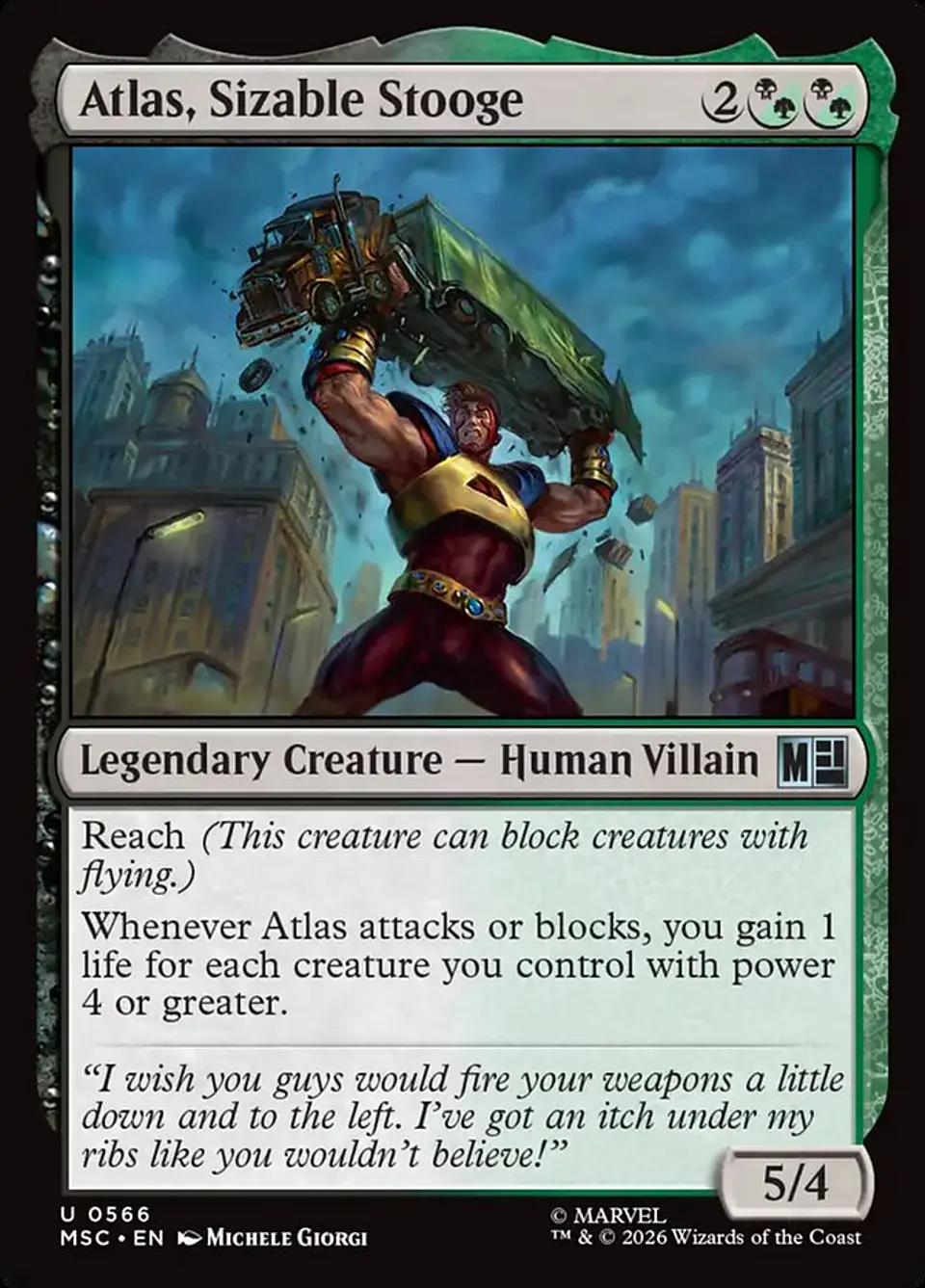Atlas, Sizable Stooge 1