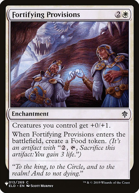 Fortifying Provisions (The List)