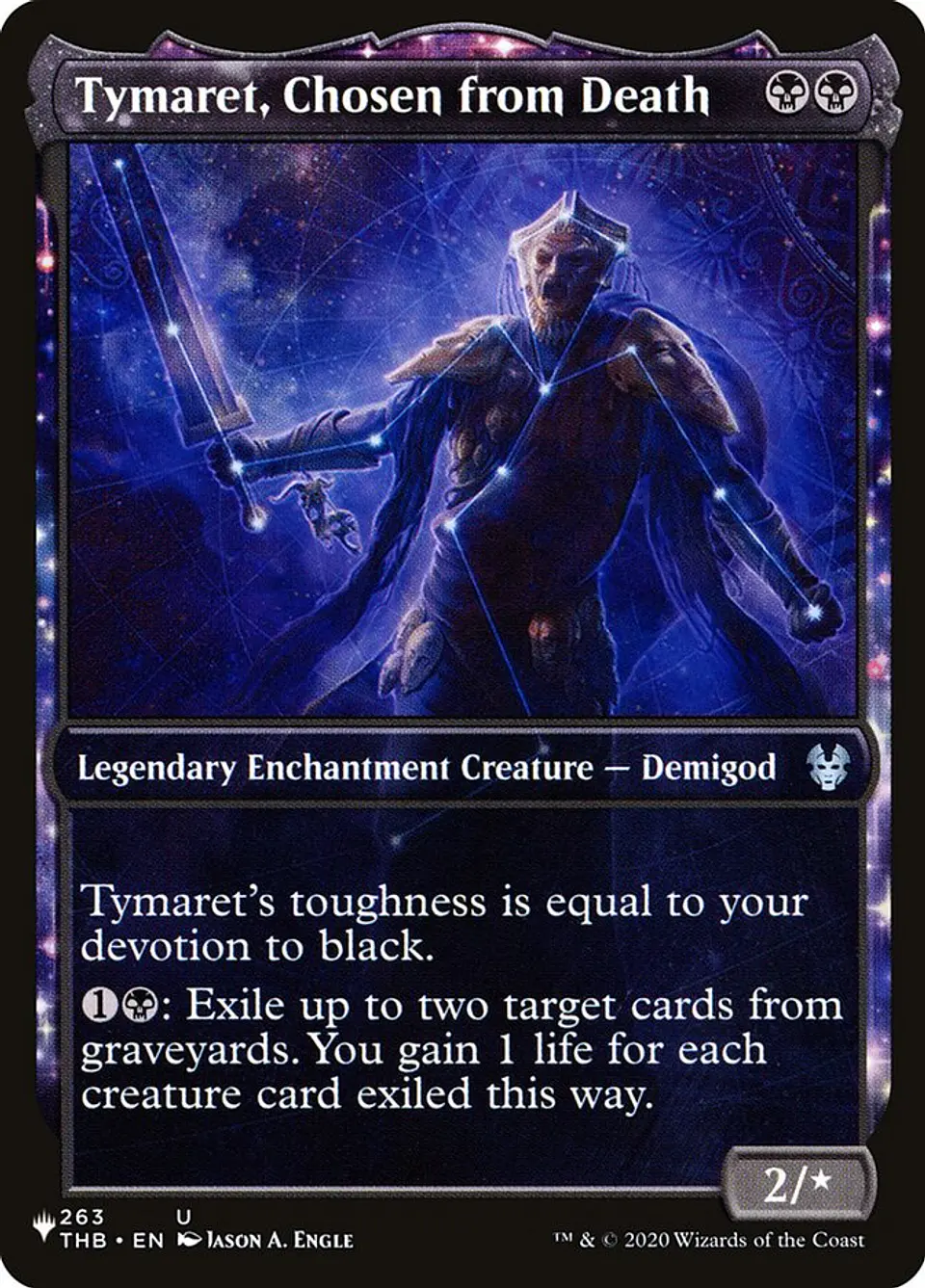 Tymaret, Chosen from Death (The List) 1