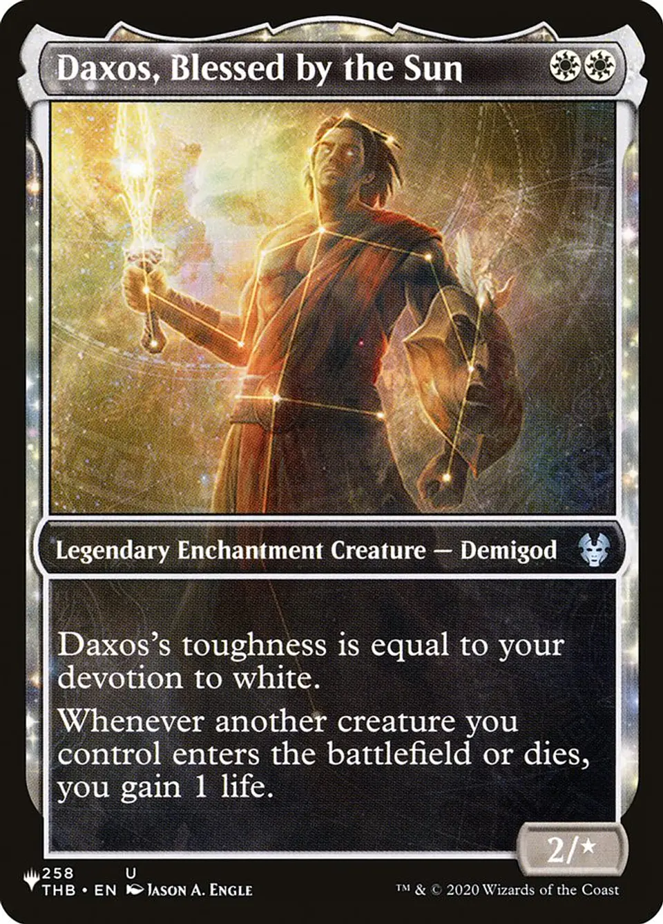 Daxos, Blessed by the Sun (The List) 1