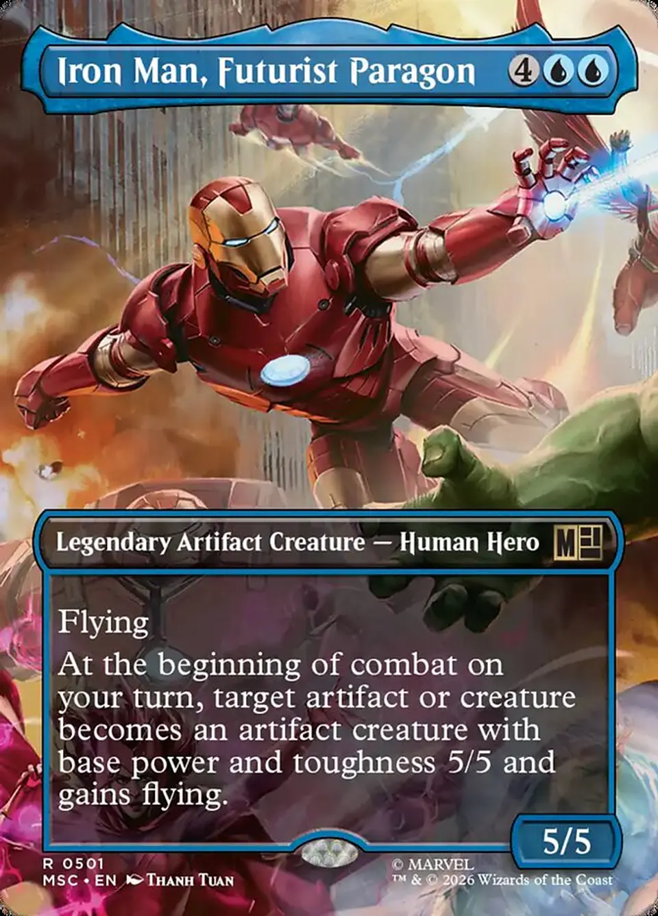 Iron Man, Futurist Paragon (Borderless) 1