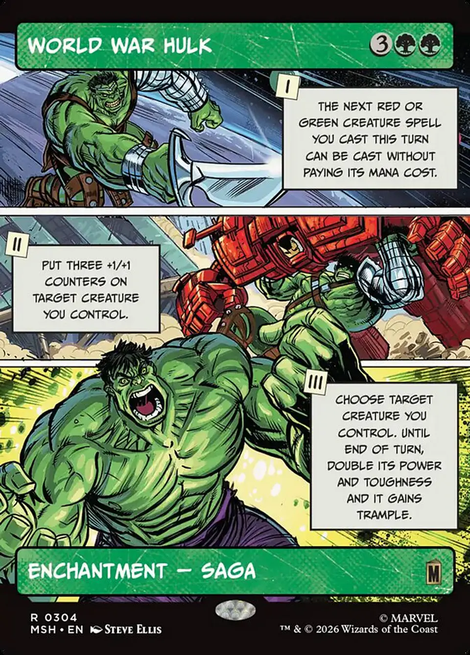 World War Hulk (Borderless) 1