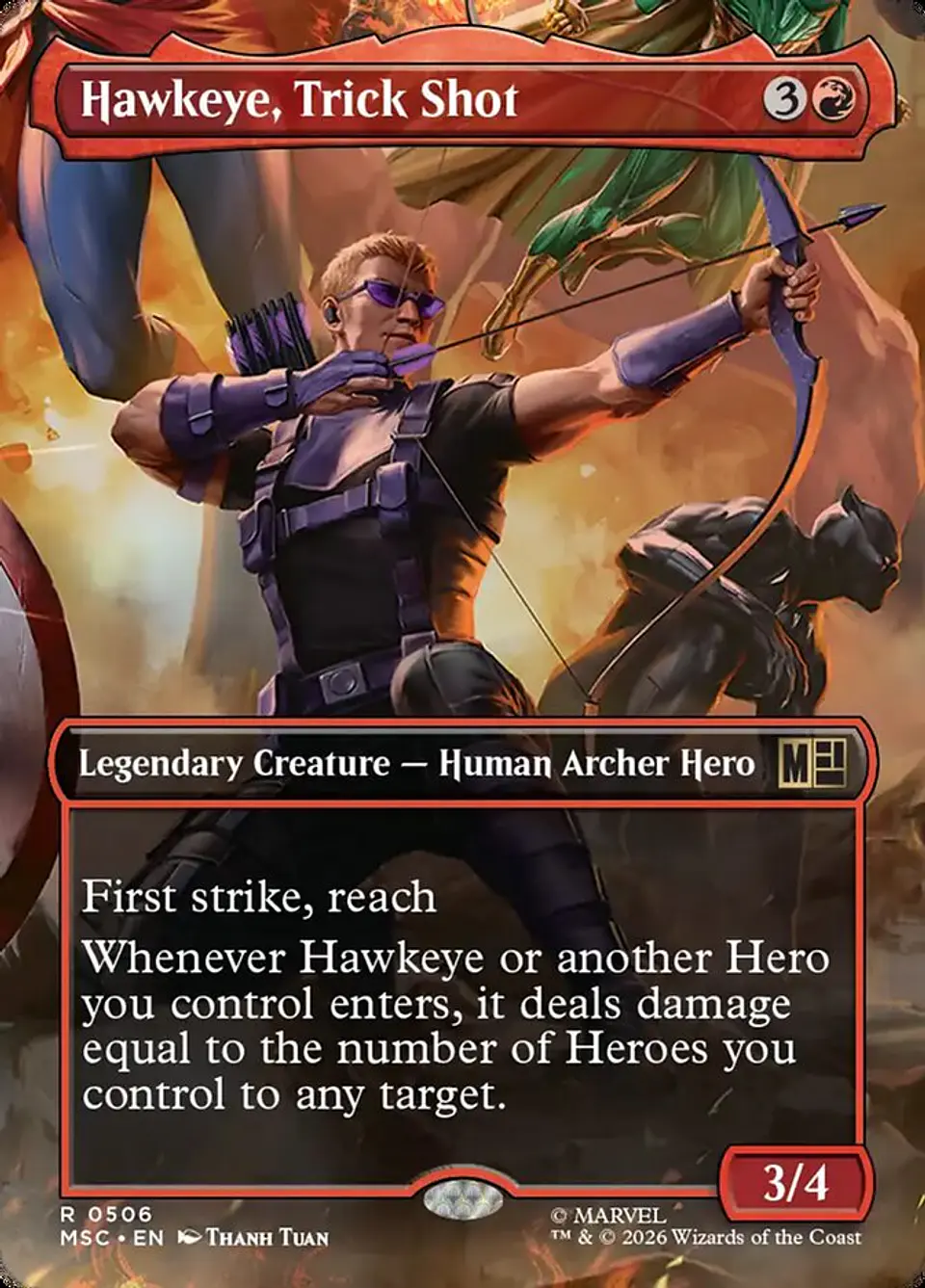 Hawkeye, Trick Shot (Borderless) 1