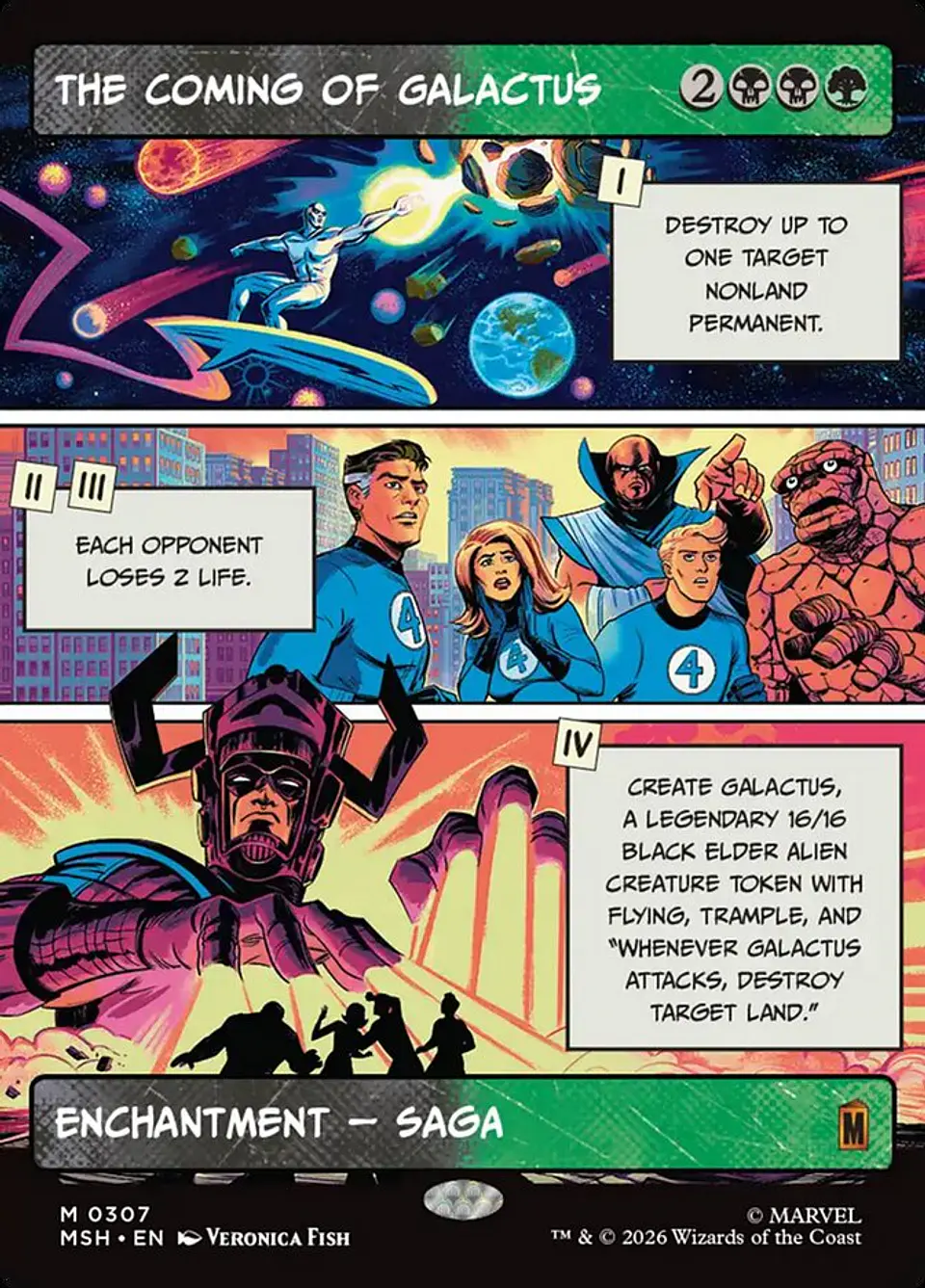 The Coming of Galactus (Borderless) 1