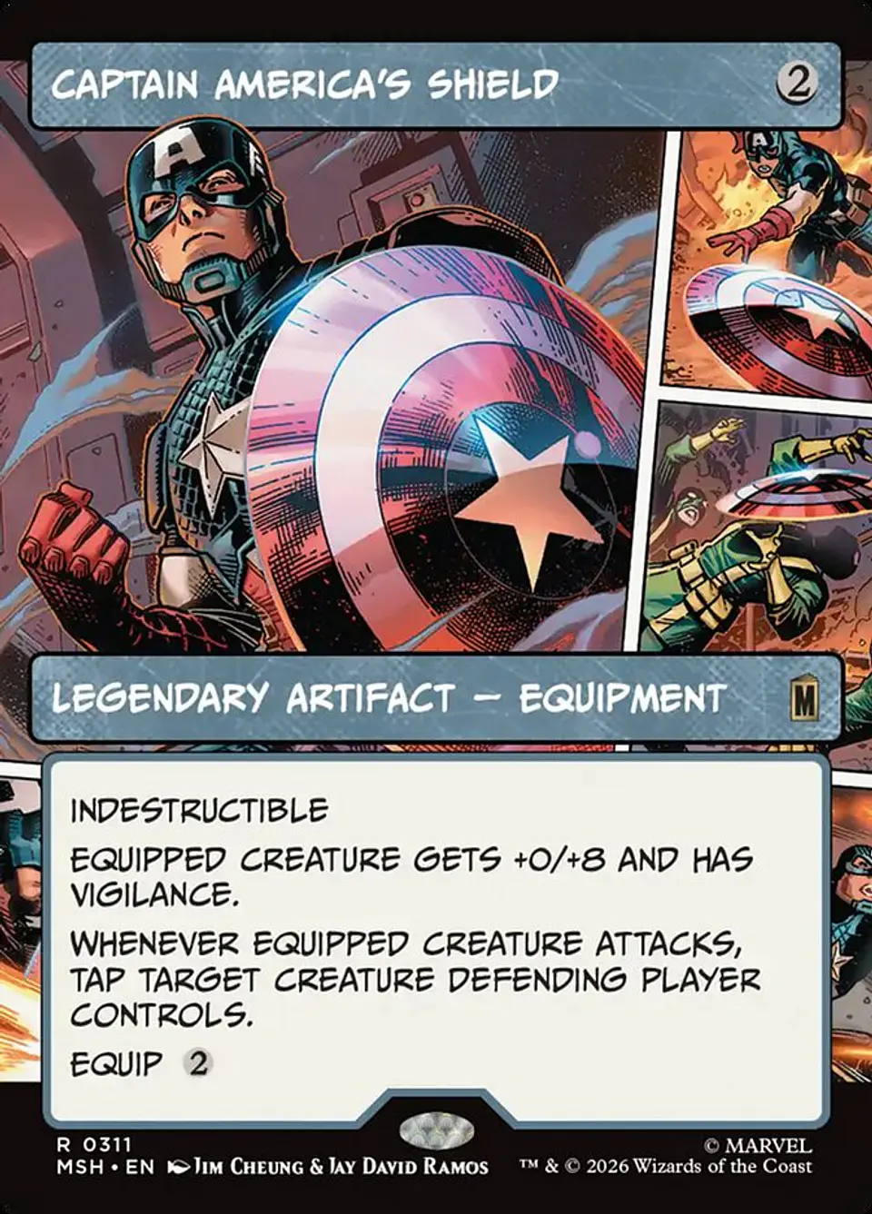 Captain America's Shield (Borderless) 1