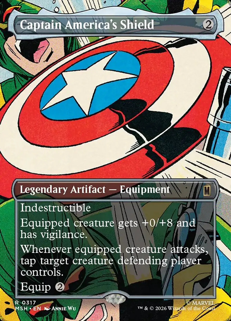 Captain America's Shield (Borderless) 1