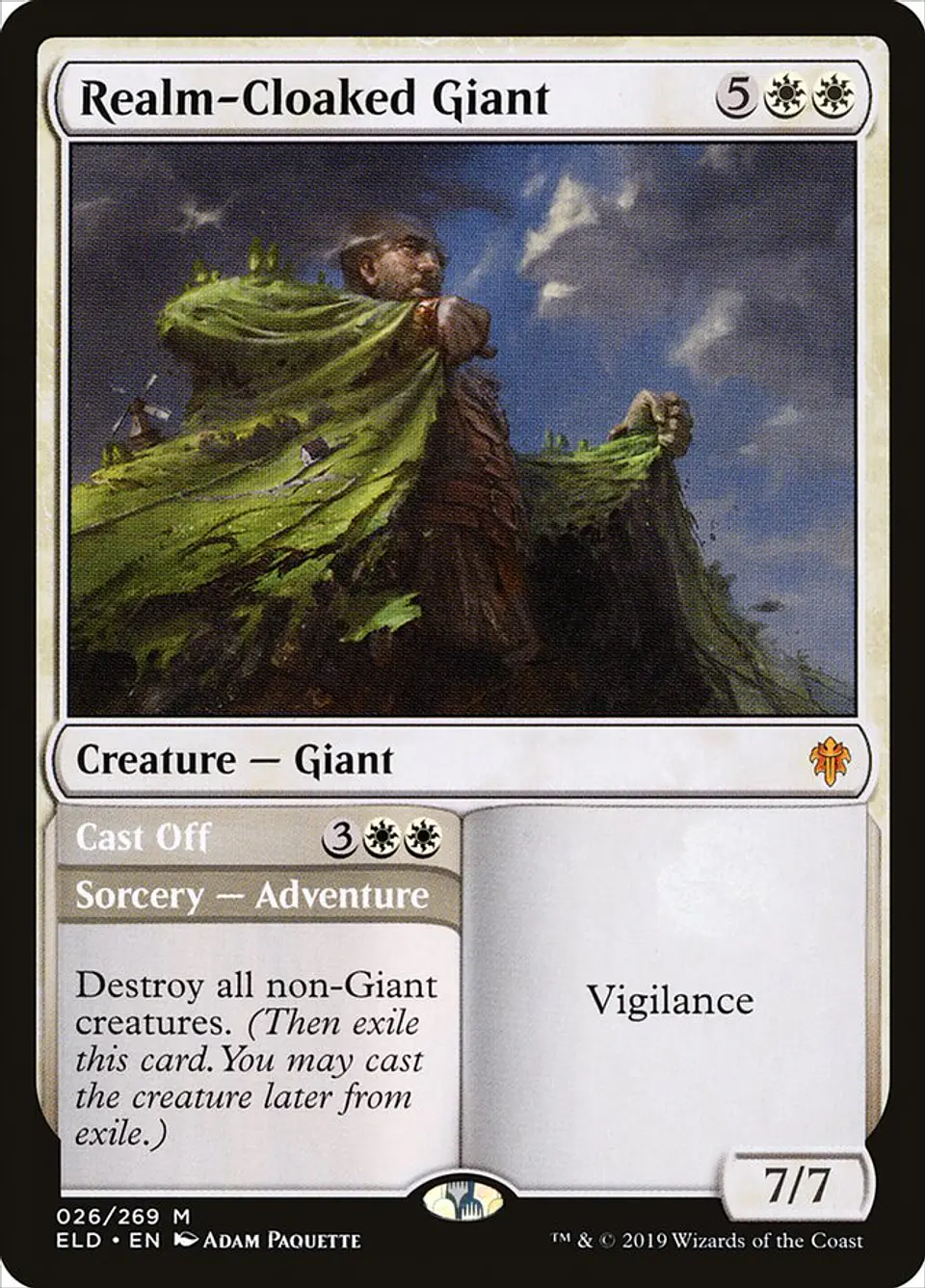 Realm-Cloaked Giant // Cast Off 1