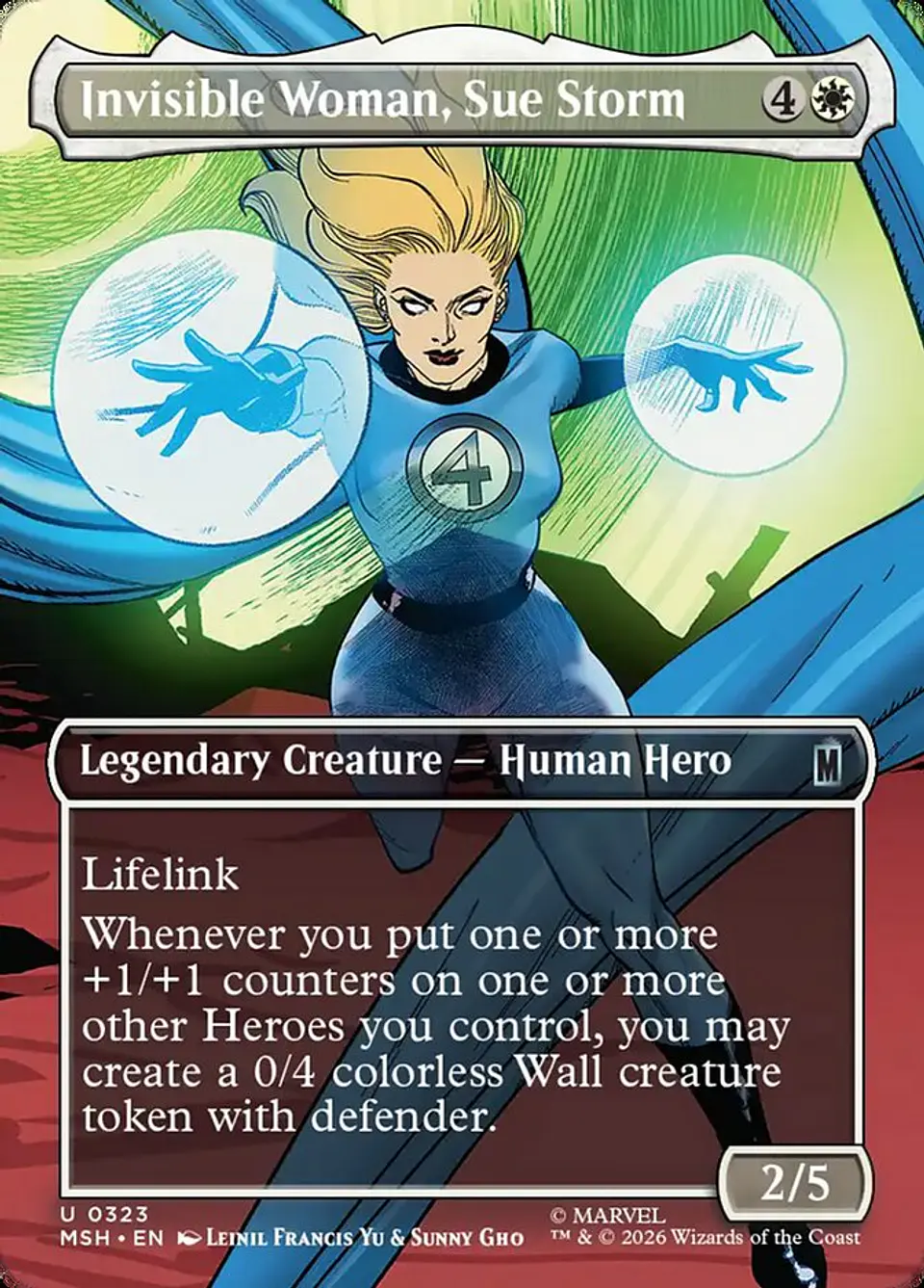 Invisible Woman, Sue Storm (Borderless) 1