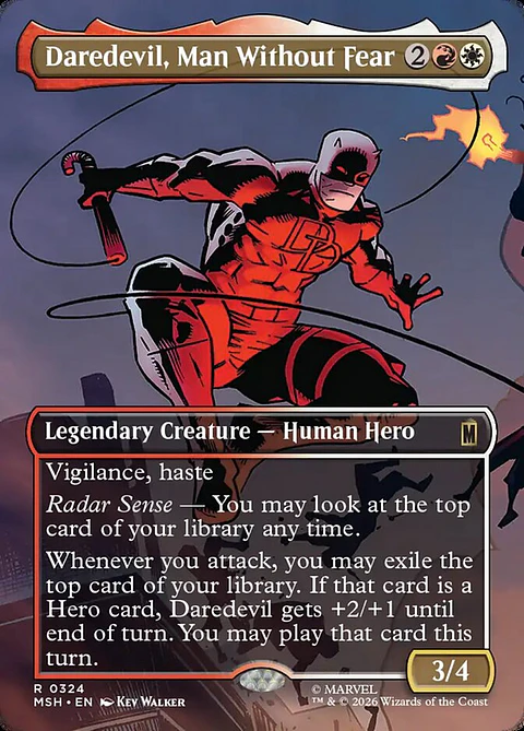 Daredevil, Man Without Fear (Borderless)