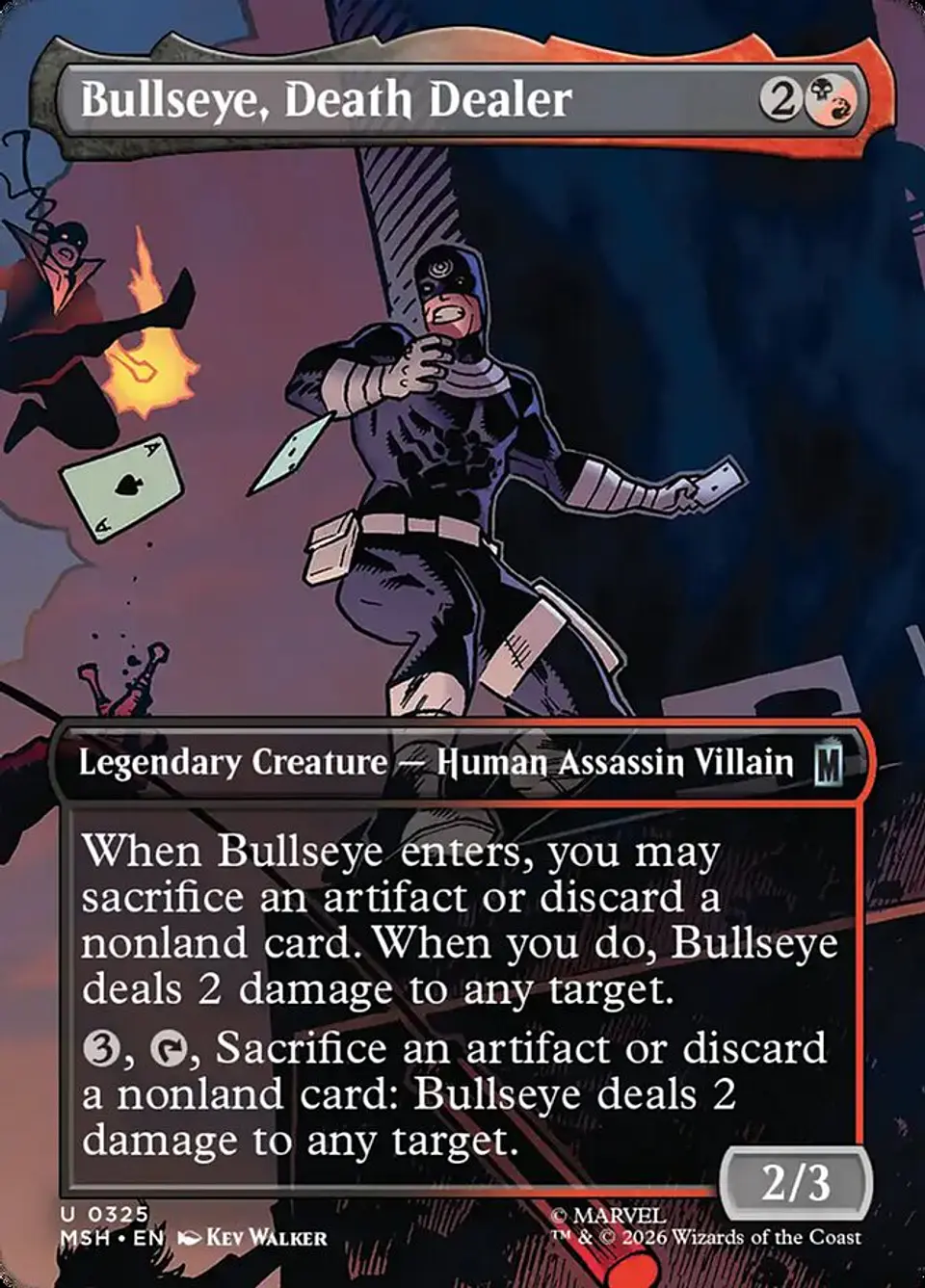 Bullseye, Death Dealer (Borderless) 1
