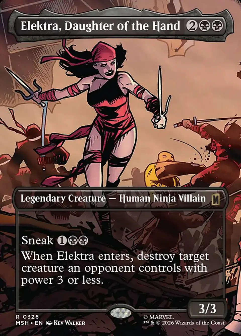 Elektra, Daughter of the Hand (Borderless) 1