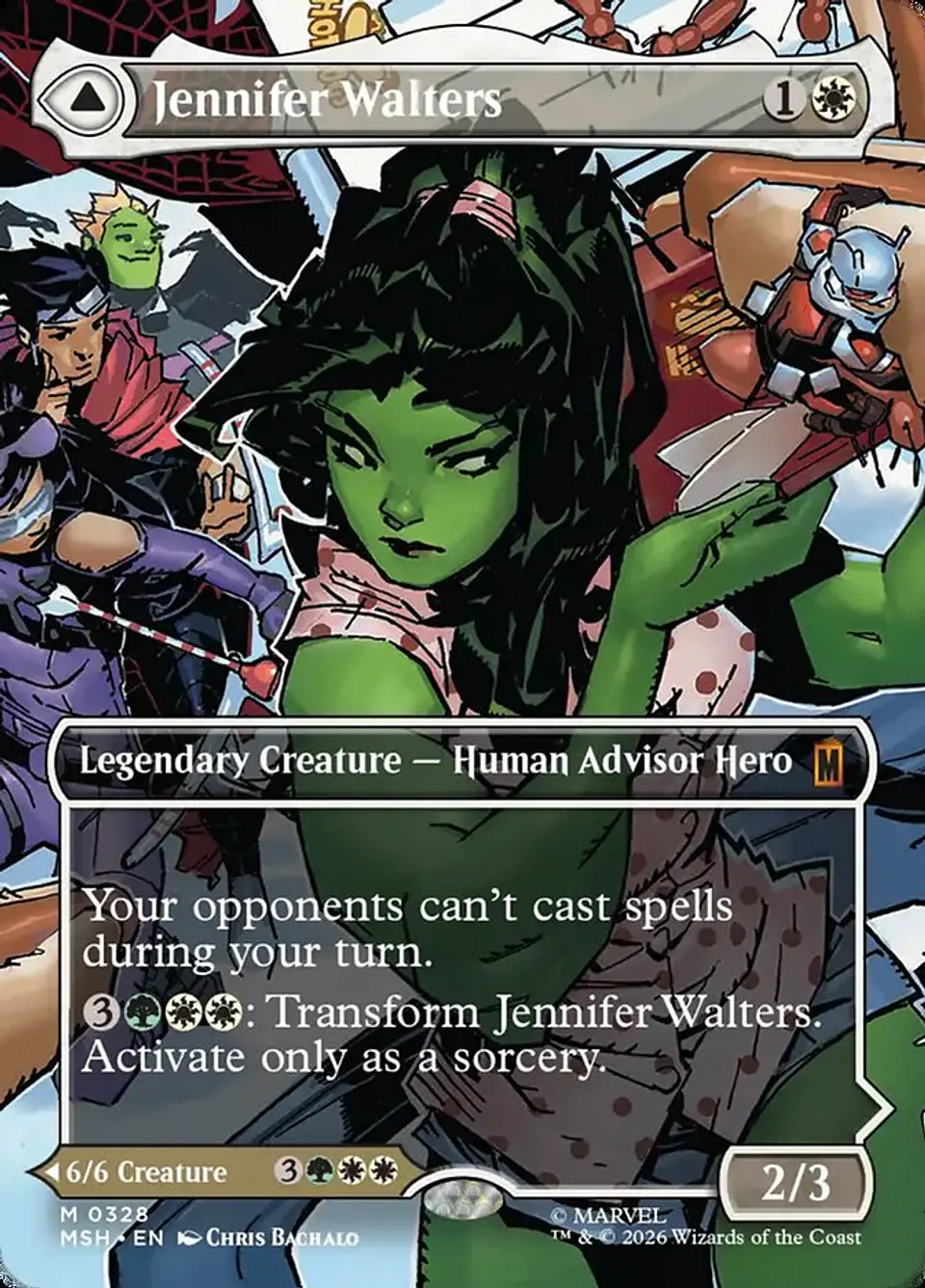Jennifer Walters // The Sensational She-Hulk (Borderless) 1