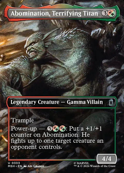 Abomination, Terrifying Titan (Borderless)