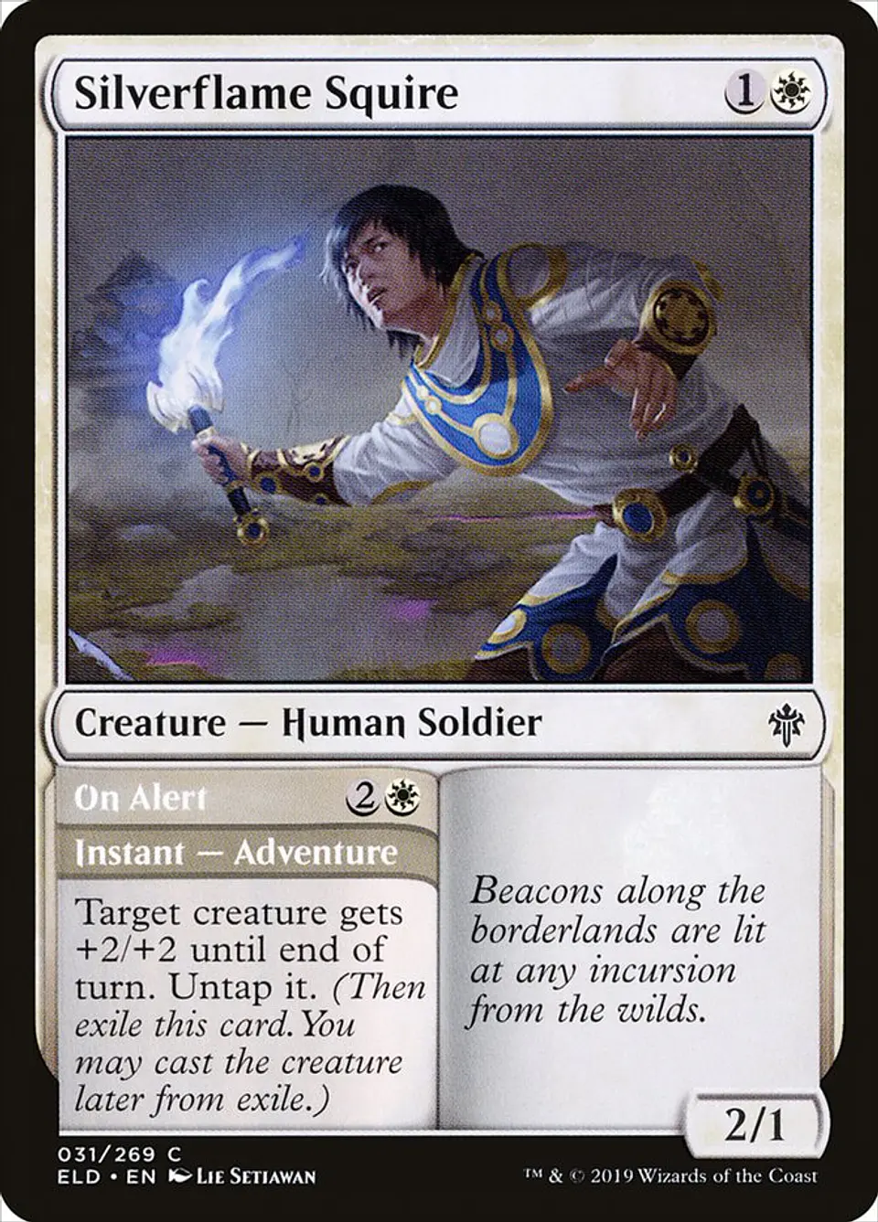 Silverflame Squire // On Alert 1