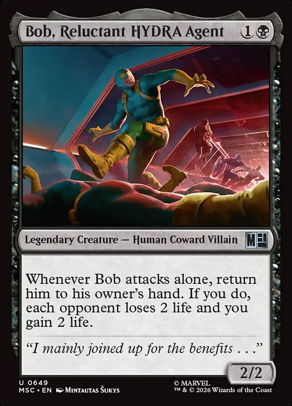 Bob, Reluctant HYDRA Agent 1