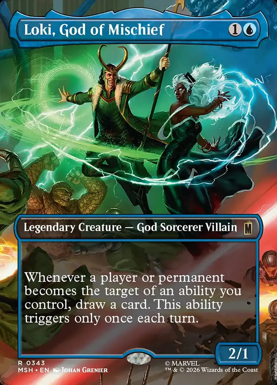 Loki, God of Mischief (Borderless) 1