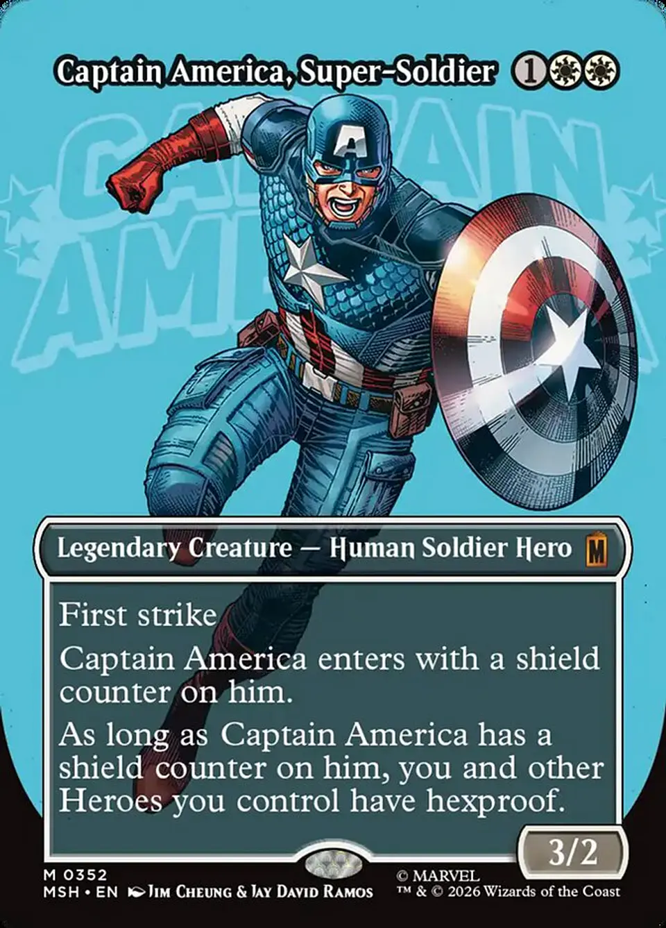 Captain America, Super-Soldier (Borderless) 1
