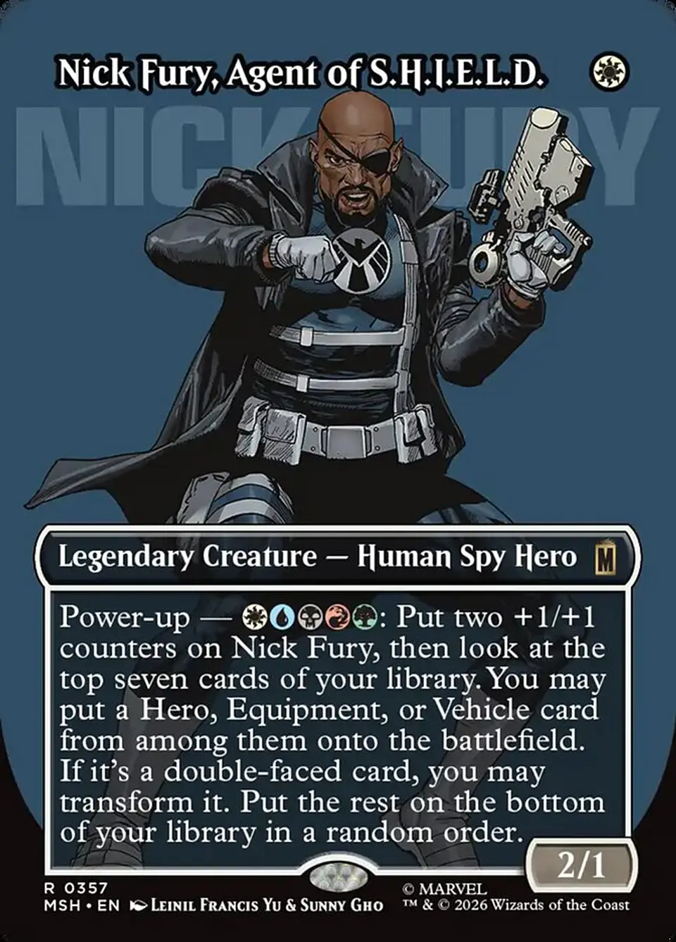 Nick Fury, Agent of S.H.I.E.L.D. (Borderless) 1