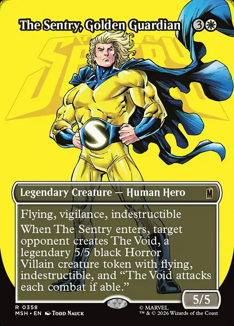 The Sentry, Golden Guardian (Borderless) 1