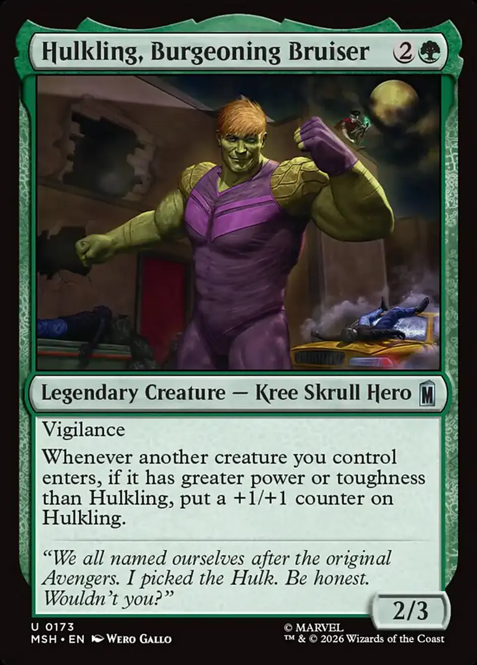 Hulkling, Burgeoning Bruiser 1