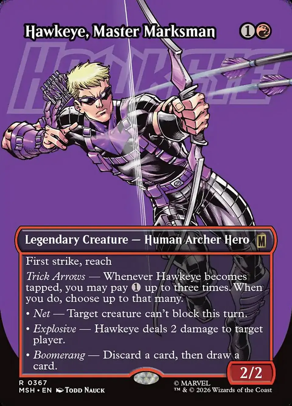 Hawkeye, Master Marksman (Borderless) 1