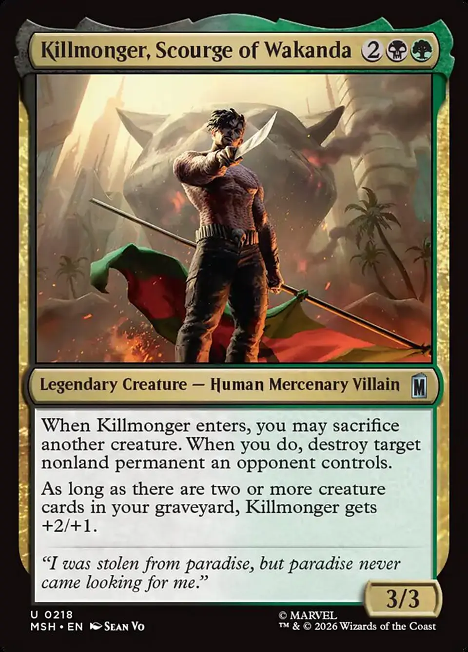 Killmonger, Scourge of Wakanda 1