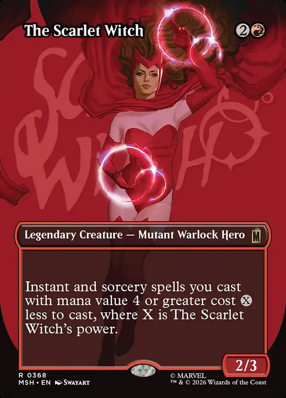 The Scarlet Witch (Borderless) 1
