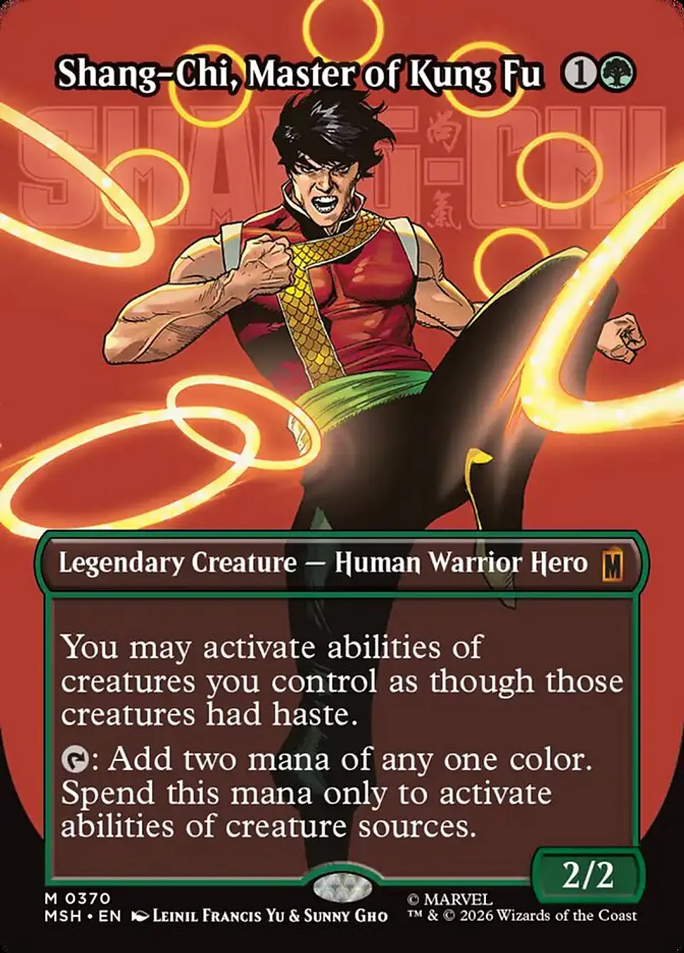 Shang-Chi, Master of Kung Fu (Borderless) 1
