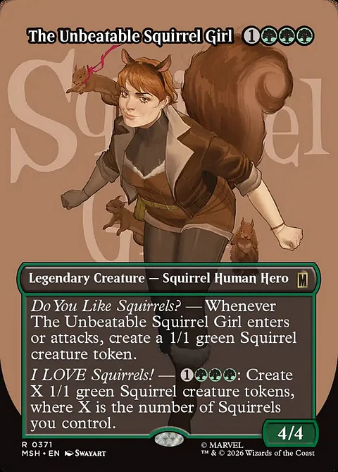 The Unbeatable Squirrel Girl (Borderless)