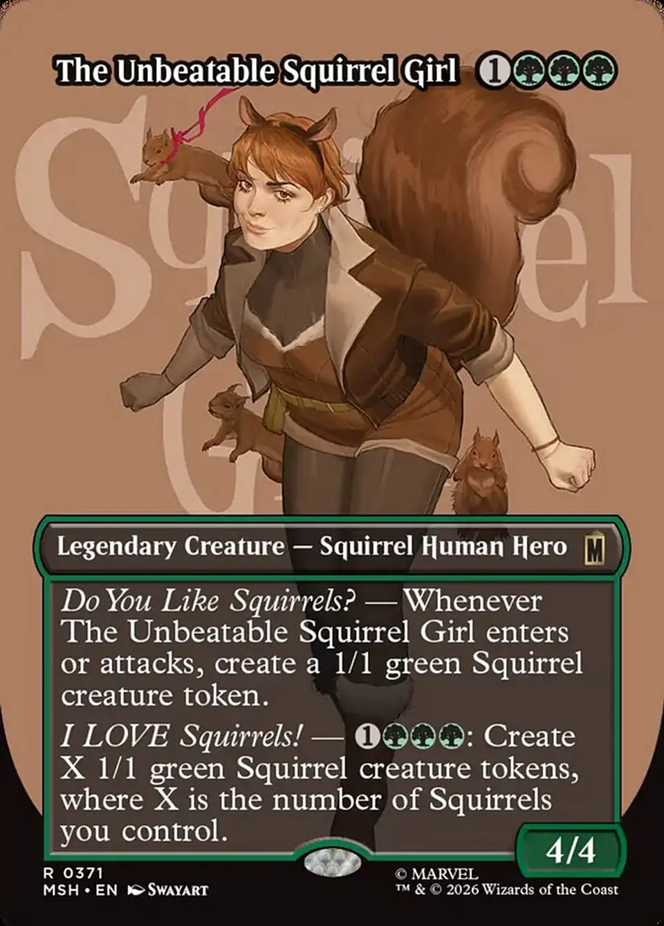 The Unbeatable Squirrel Girl (Borderless) 1