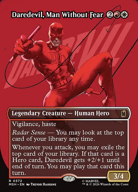 Daredevil, Man Without Fear (Borderless)