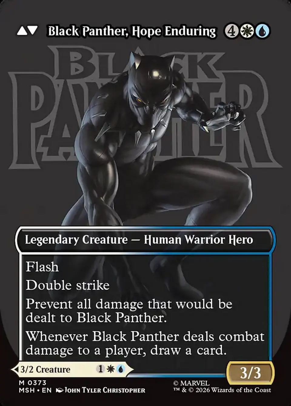 King T'Challa // Black Panther, Hope Enduring (Borderless) 2