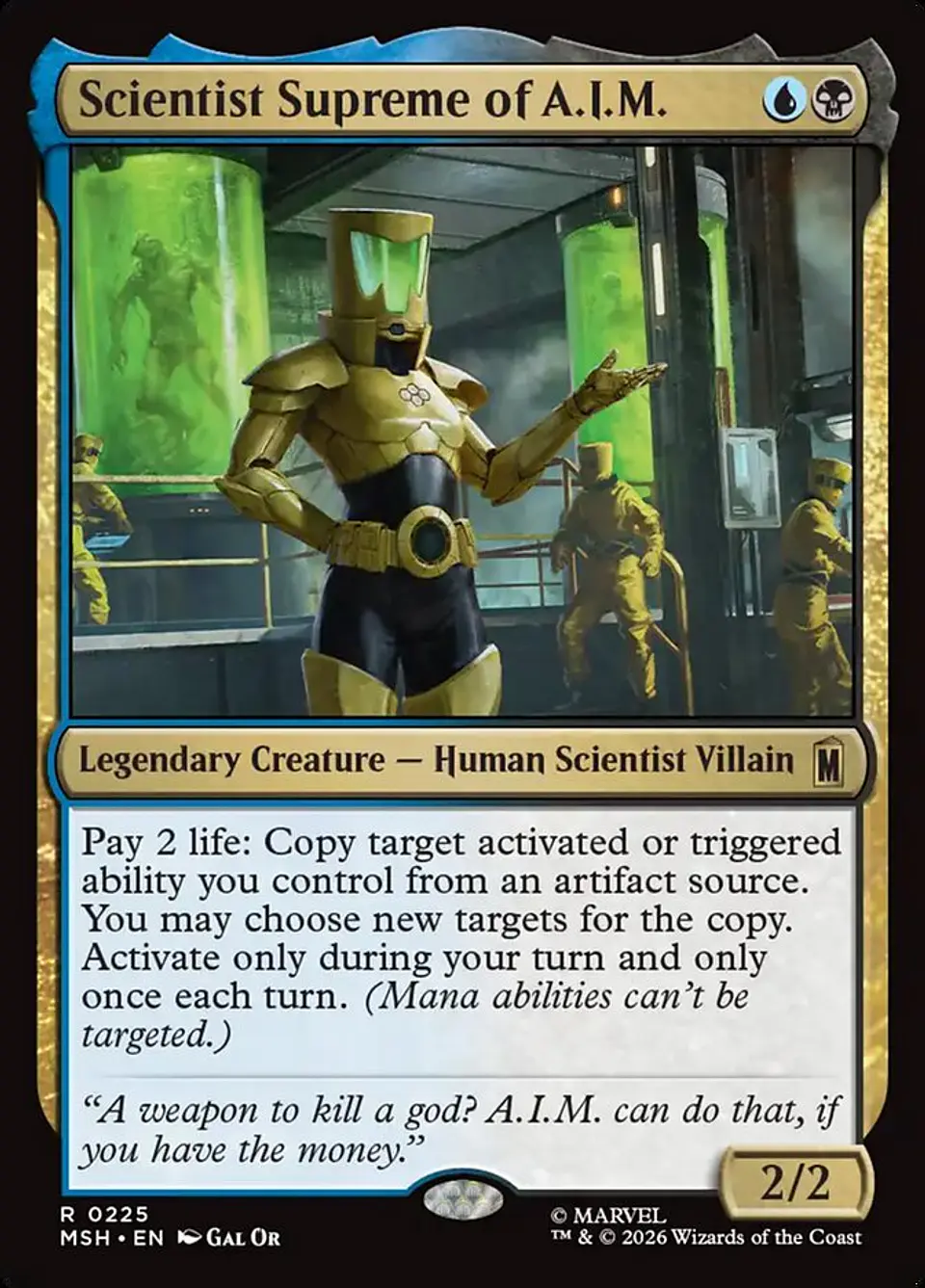 Scientist Supreme of A.I.M. 1