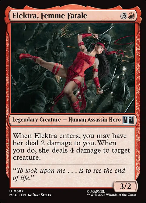 Elektra, Femme Fatale