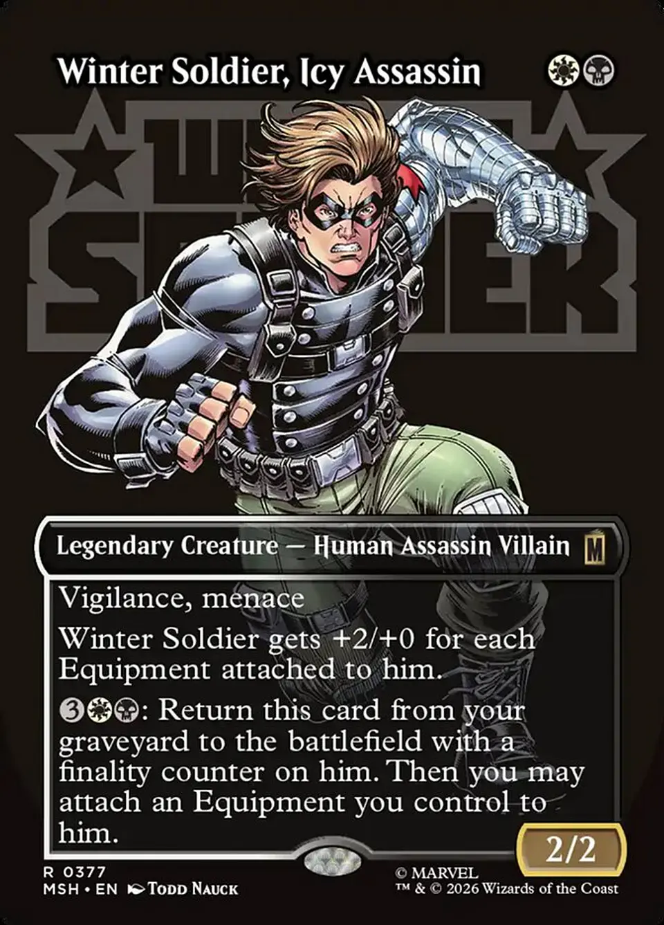 Winter Soldier, Icy Assassin (Borderless) 1