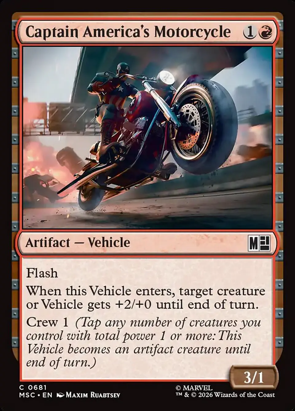 Captain America's Motorcycle 1