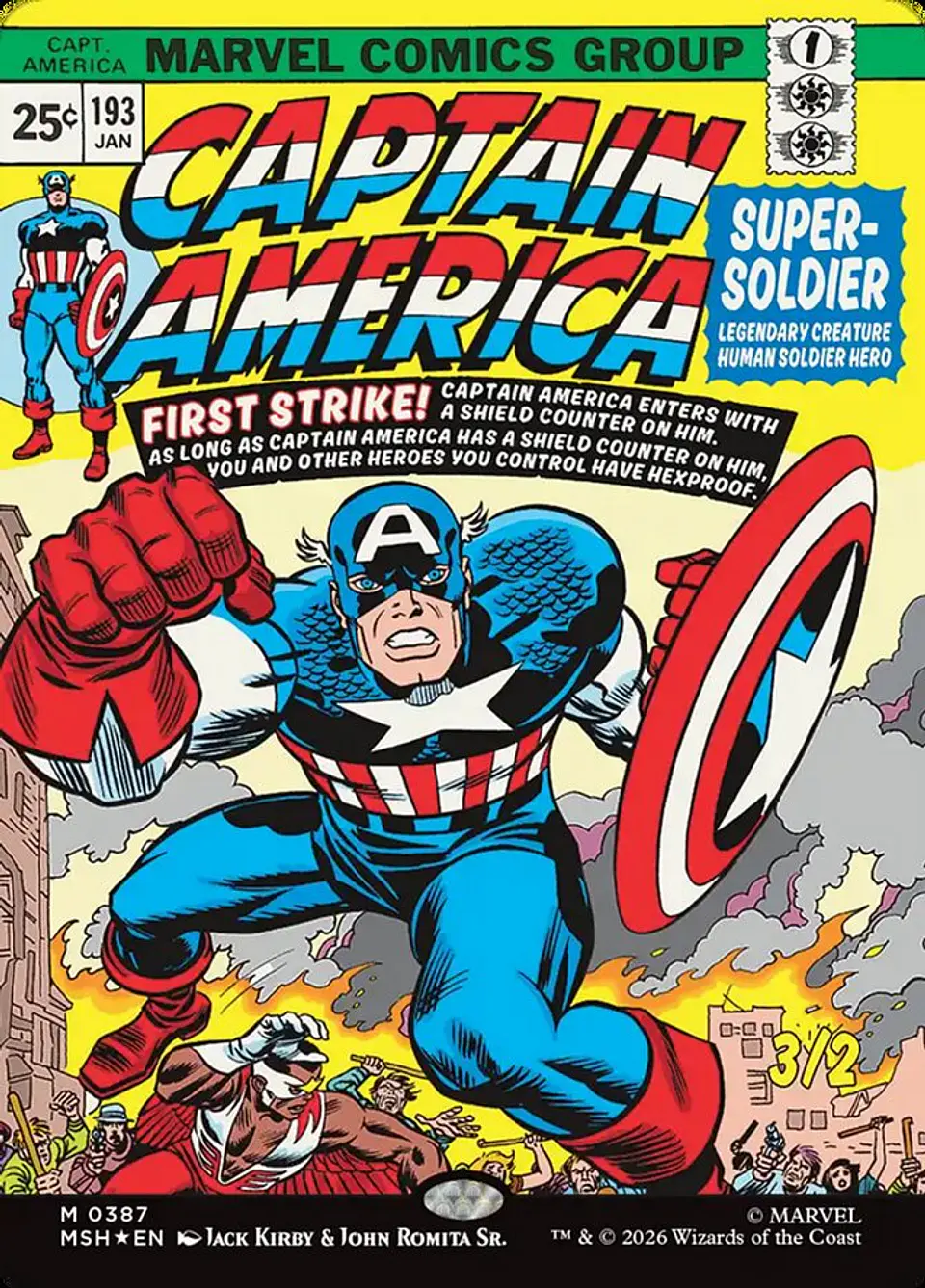 Captain America, Super-Soldier (Borderless) 1