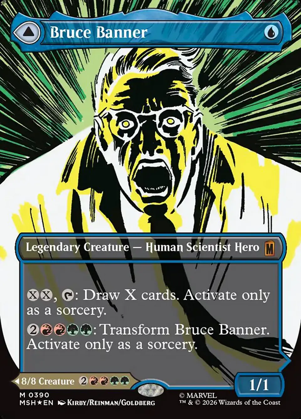 Bruce Banner // The Incredible Hulk (Borderless) 1