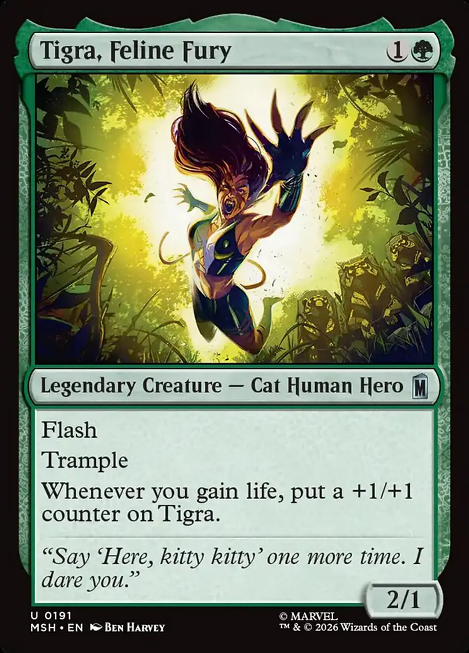 Tigra, Feline Fury 1