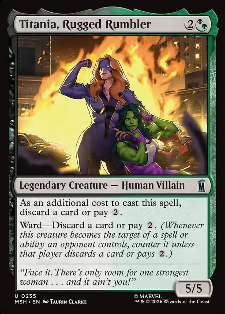 Titania, Rugged Rumbler 1