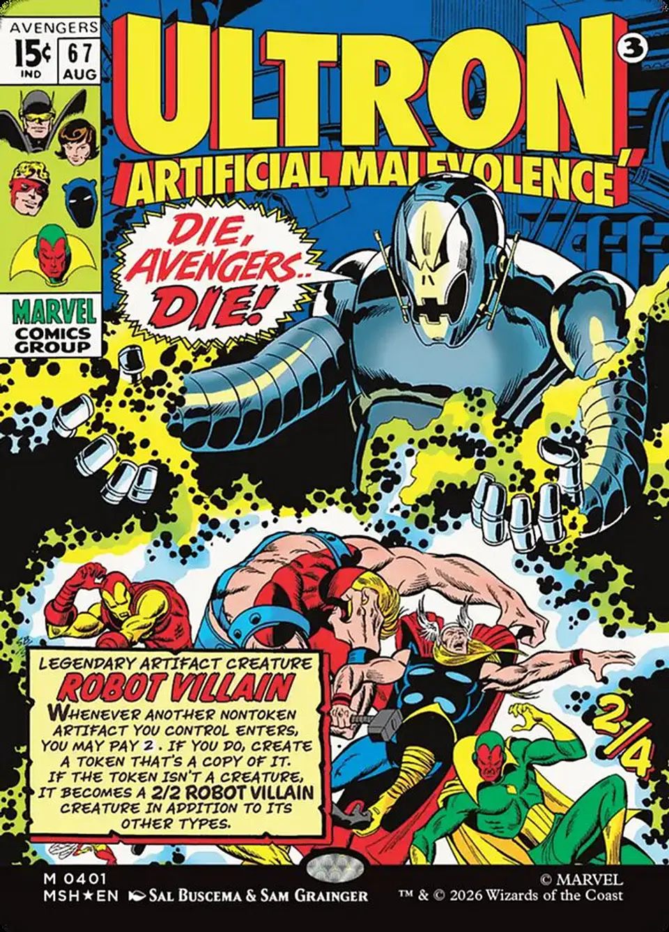 Ultron, Artificial Malevolence (Borderless) 1