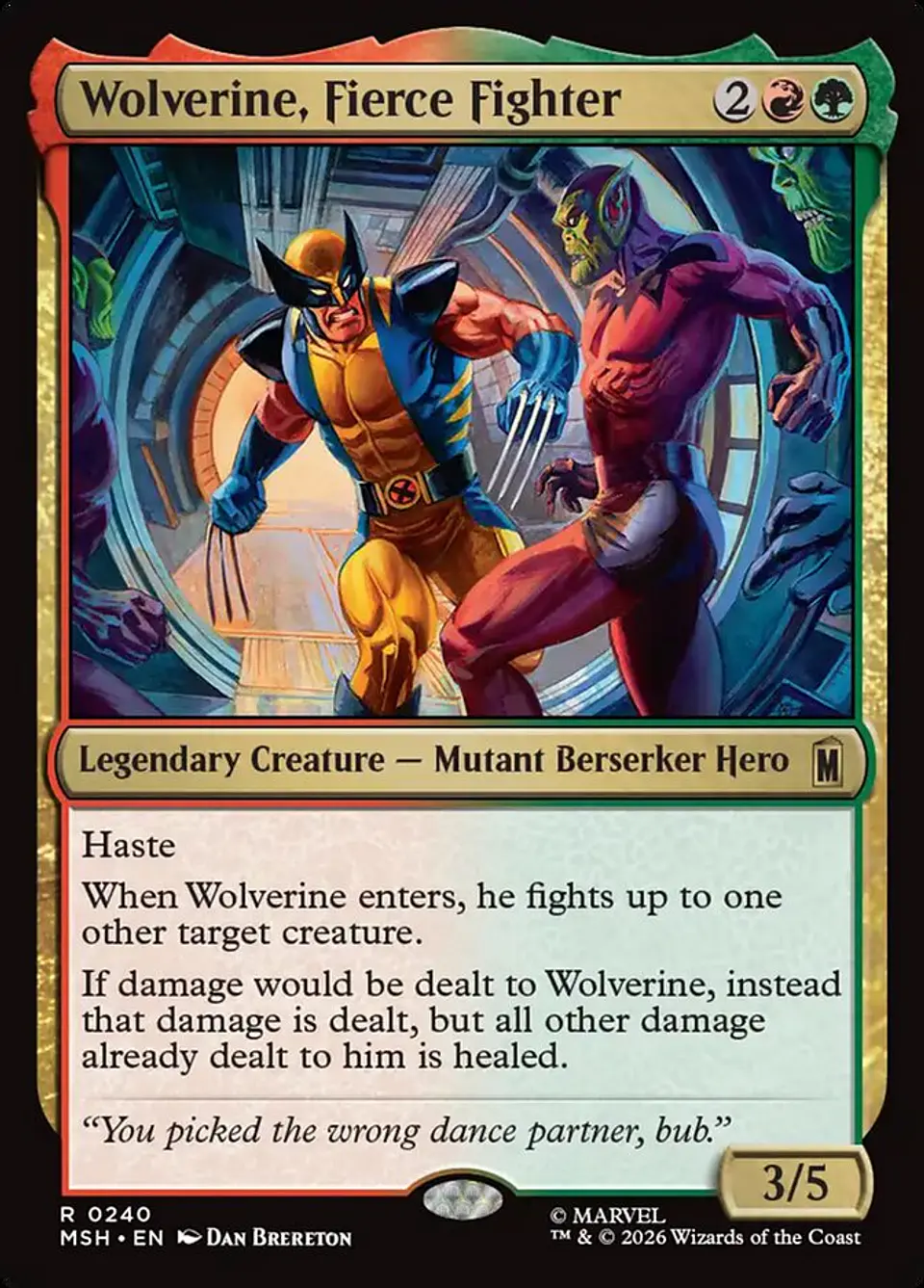 Wolverine, Fierce Fighter 1
