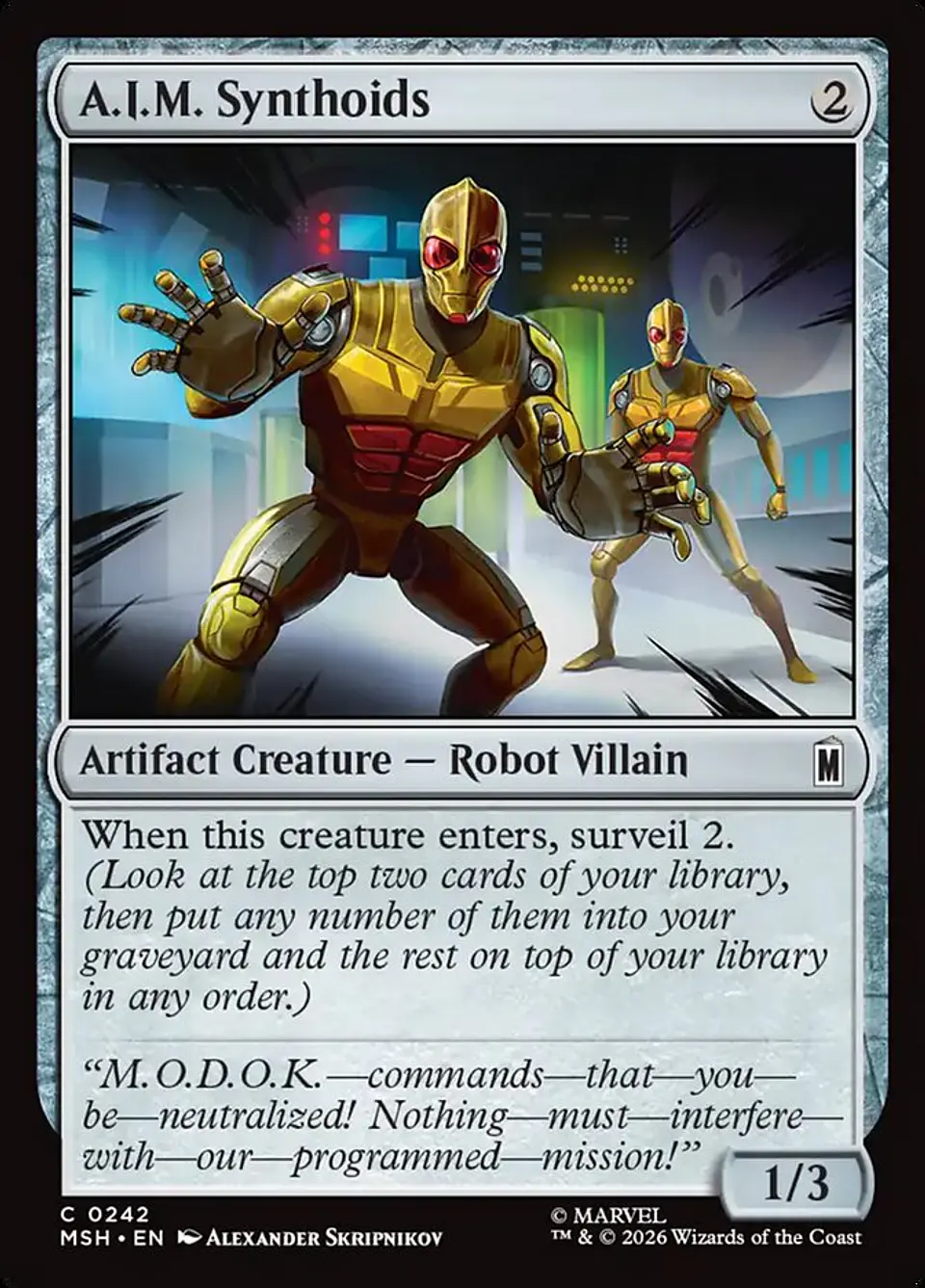 A.I.M. Synthoids 1